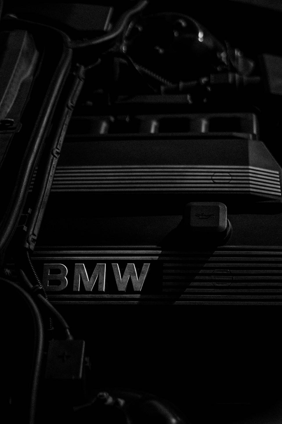 BMW M3 engine bay detail